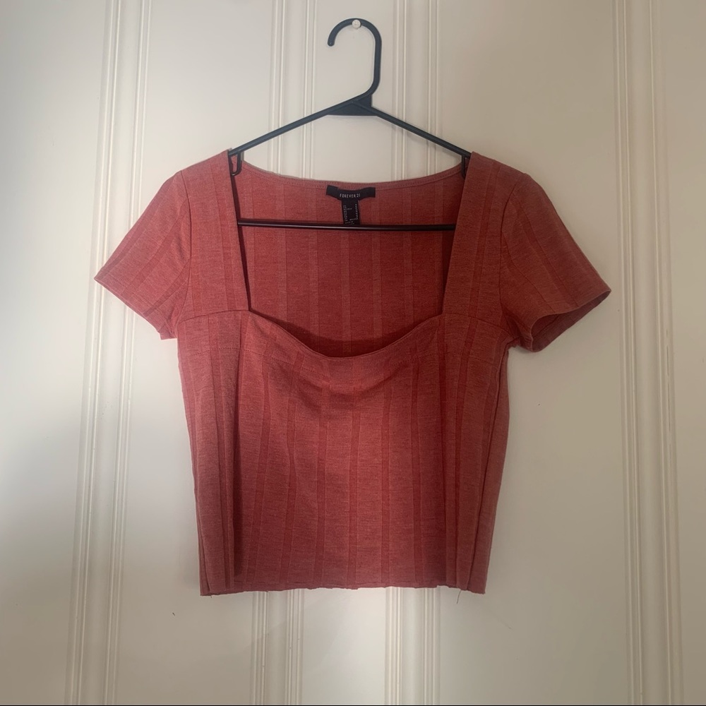 Square Neck Forever21 Crop Top